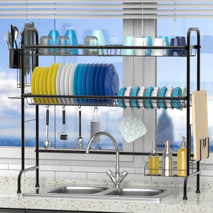 iSPECLE HP08 Stainless Steel Dish Drying Rack - Free U.S. Shipping