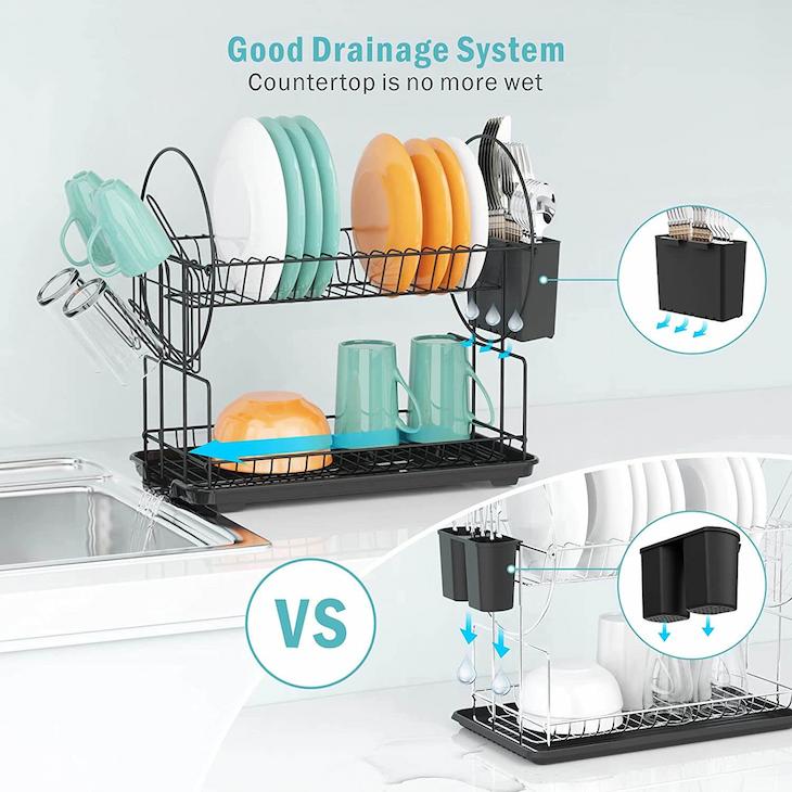 HP18 Expandable Dish Drying Rack – iSPECLE